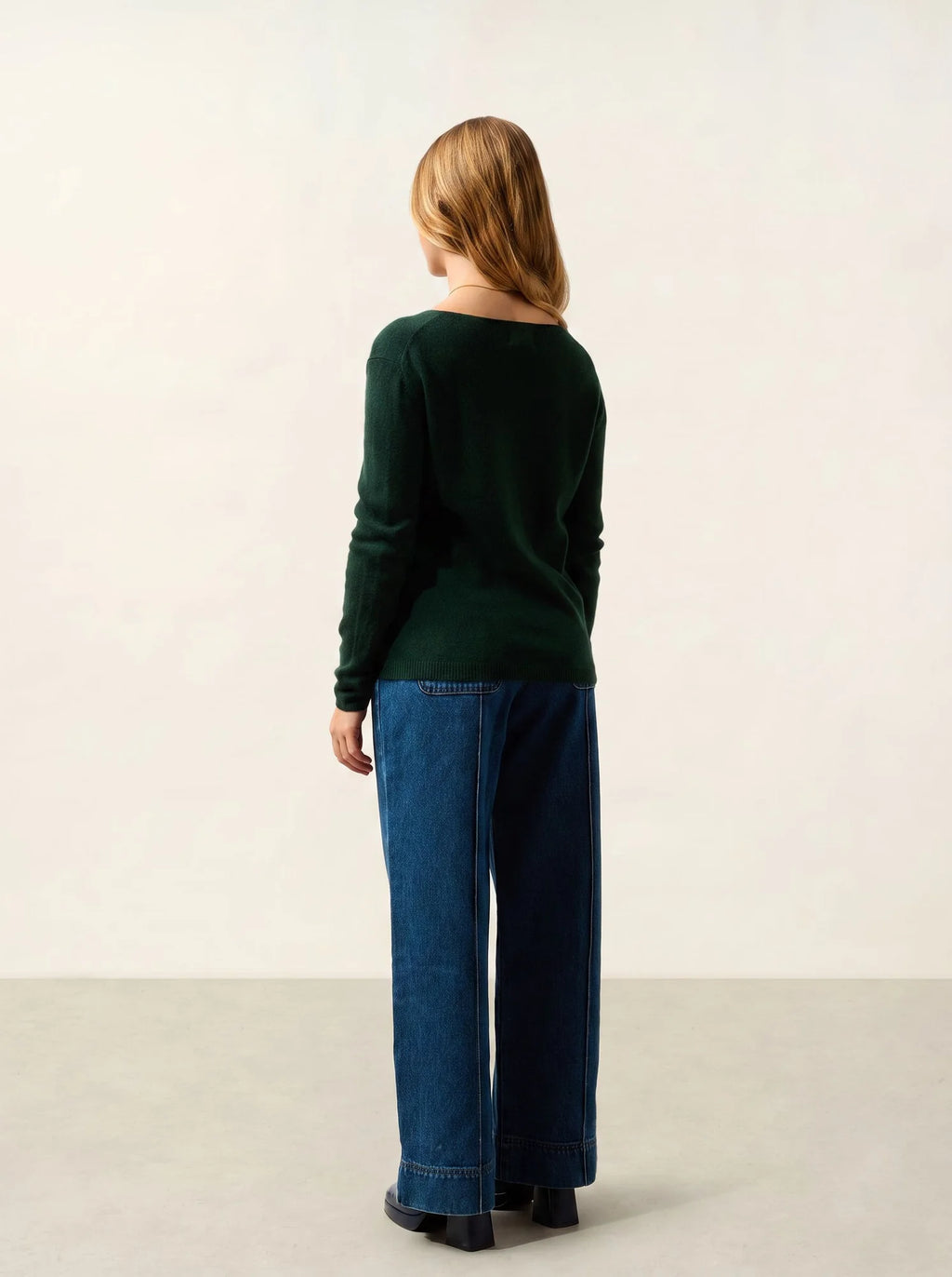 LANFON sweater crew neck cypress