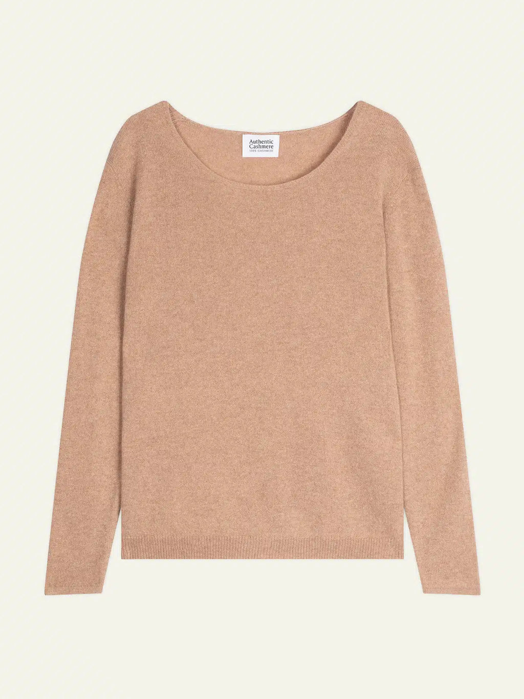 LANFON sweater crew neck heather camel