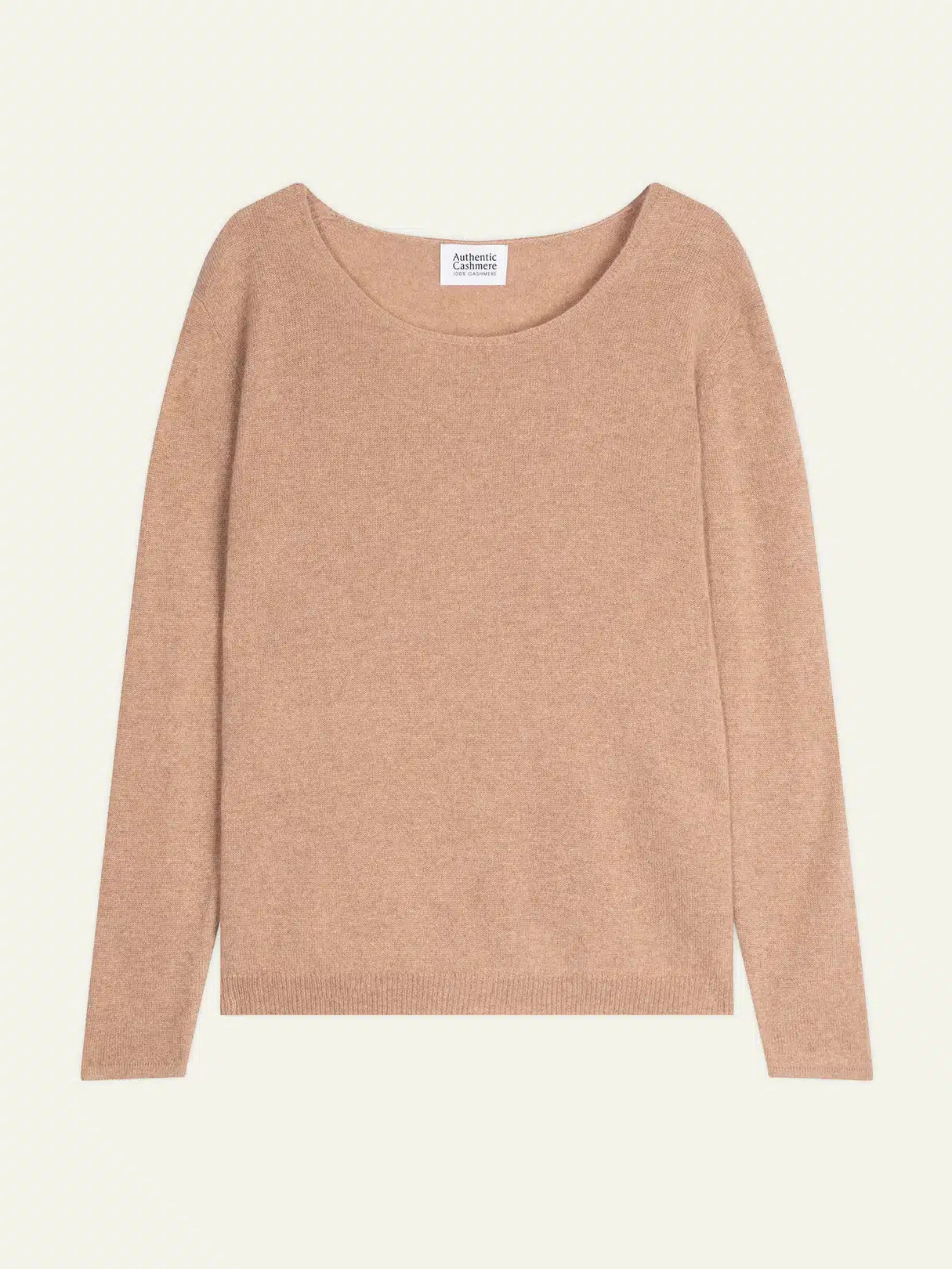 LANFON sweater crew neck heather camel