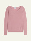 LANFON Pull Col Rond Bois de Rose