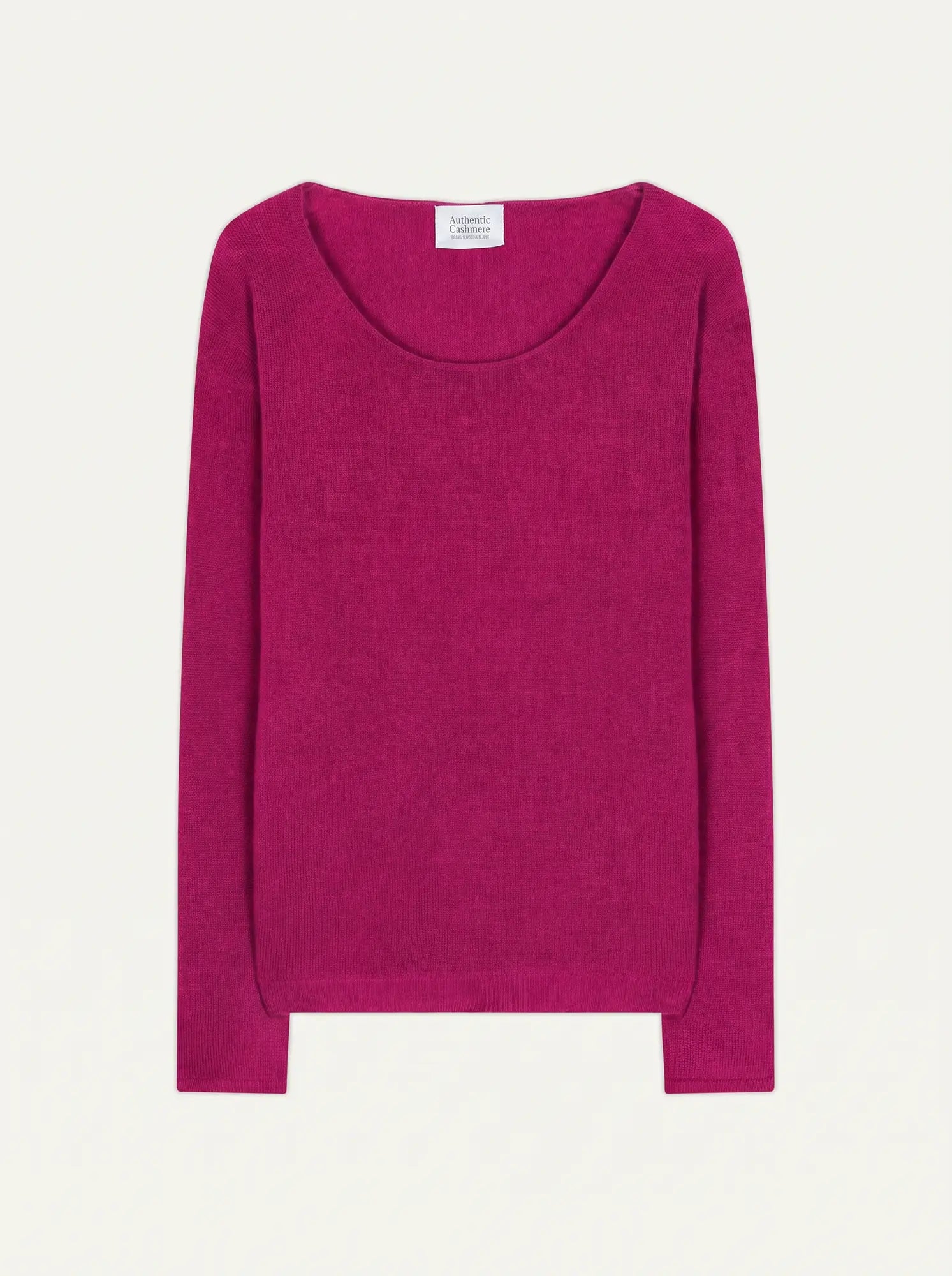 LANFON sweater crew neck fuchsia