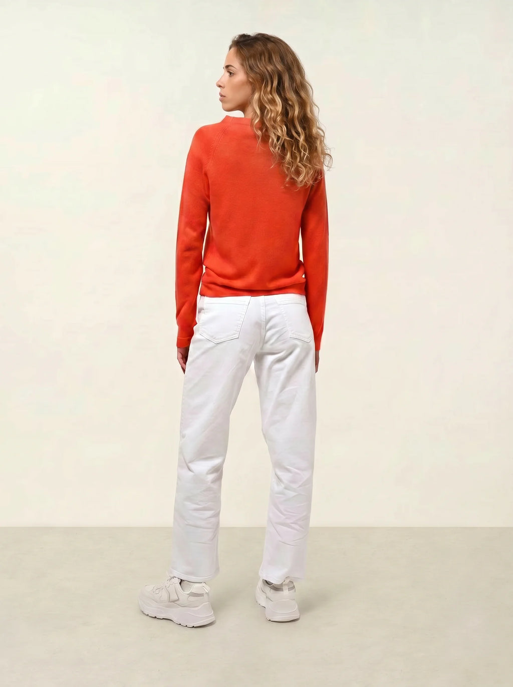 ECRIN Pullover Rundhalsausschnitt Orange