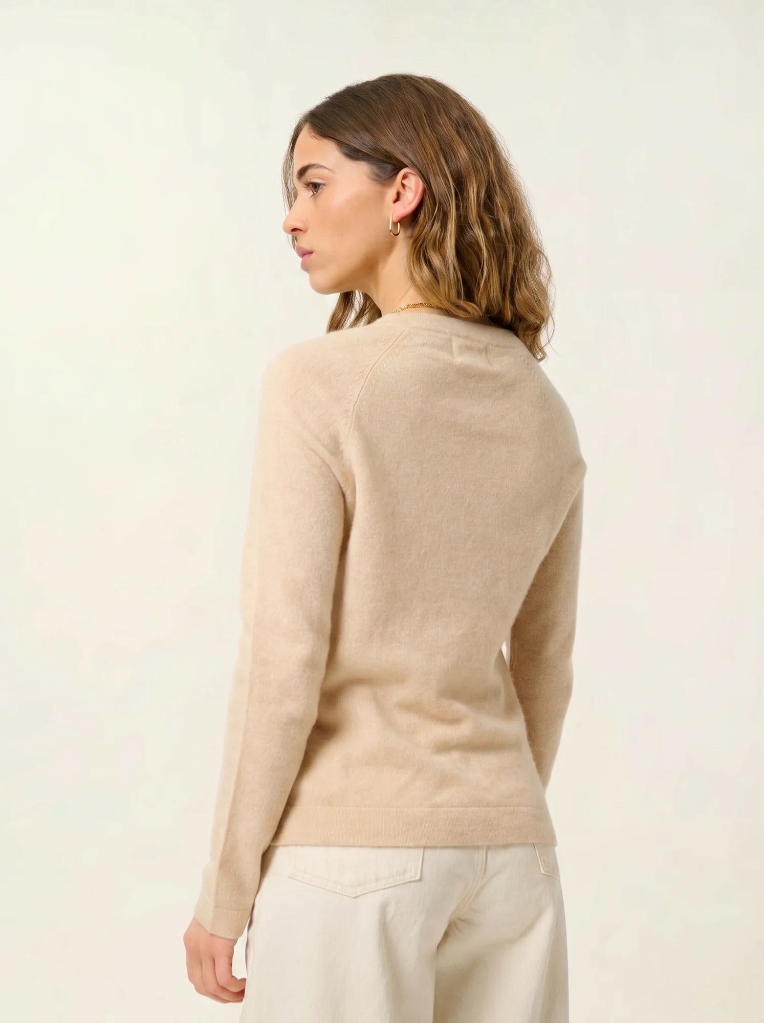 ECRIN pull col rond sable