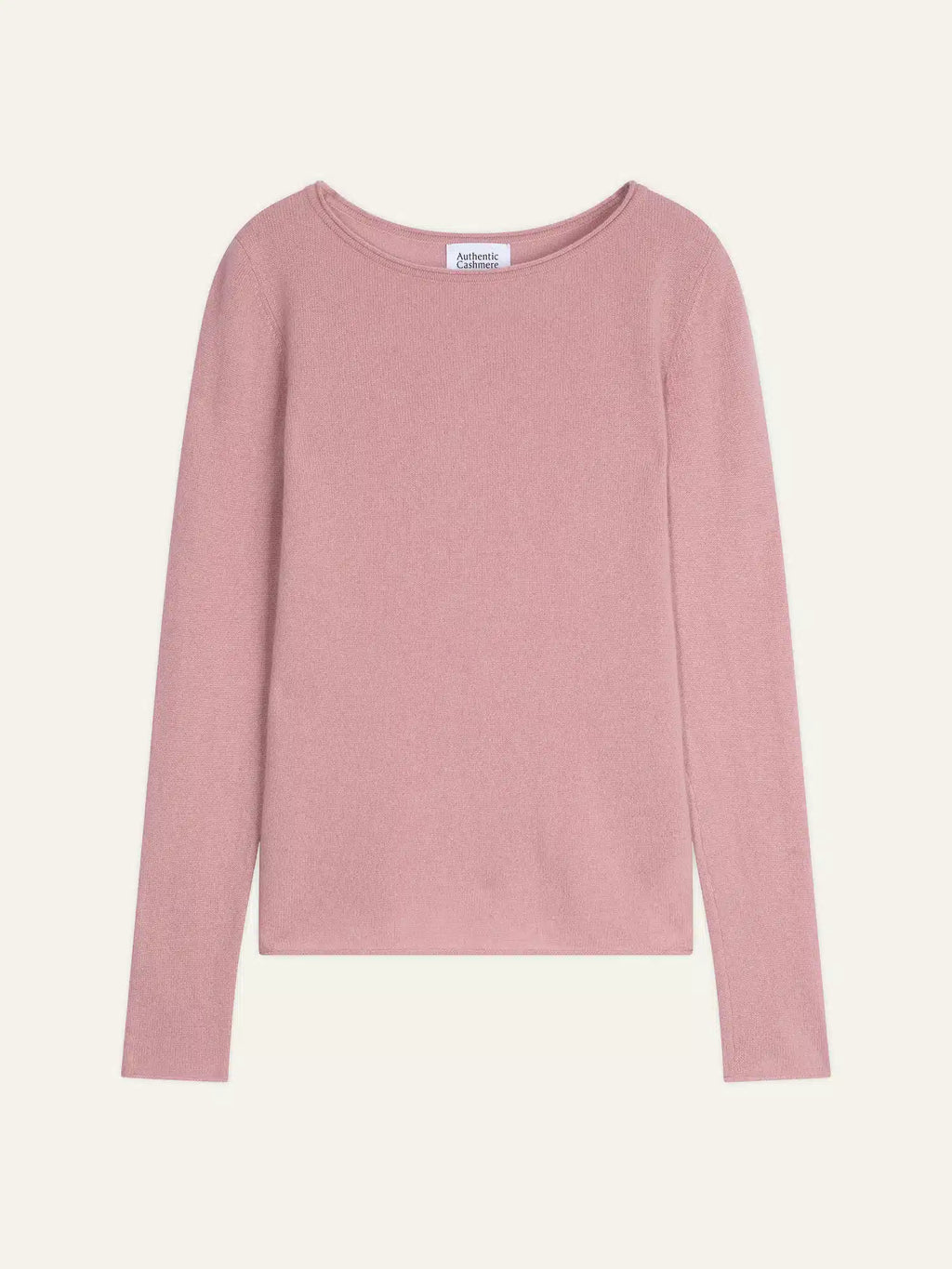 EPÉNA Pullover Rundhalsausschnitt Rosenholz