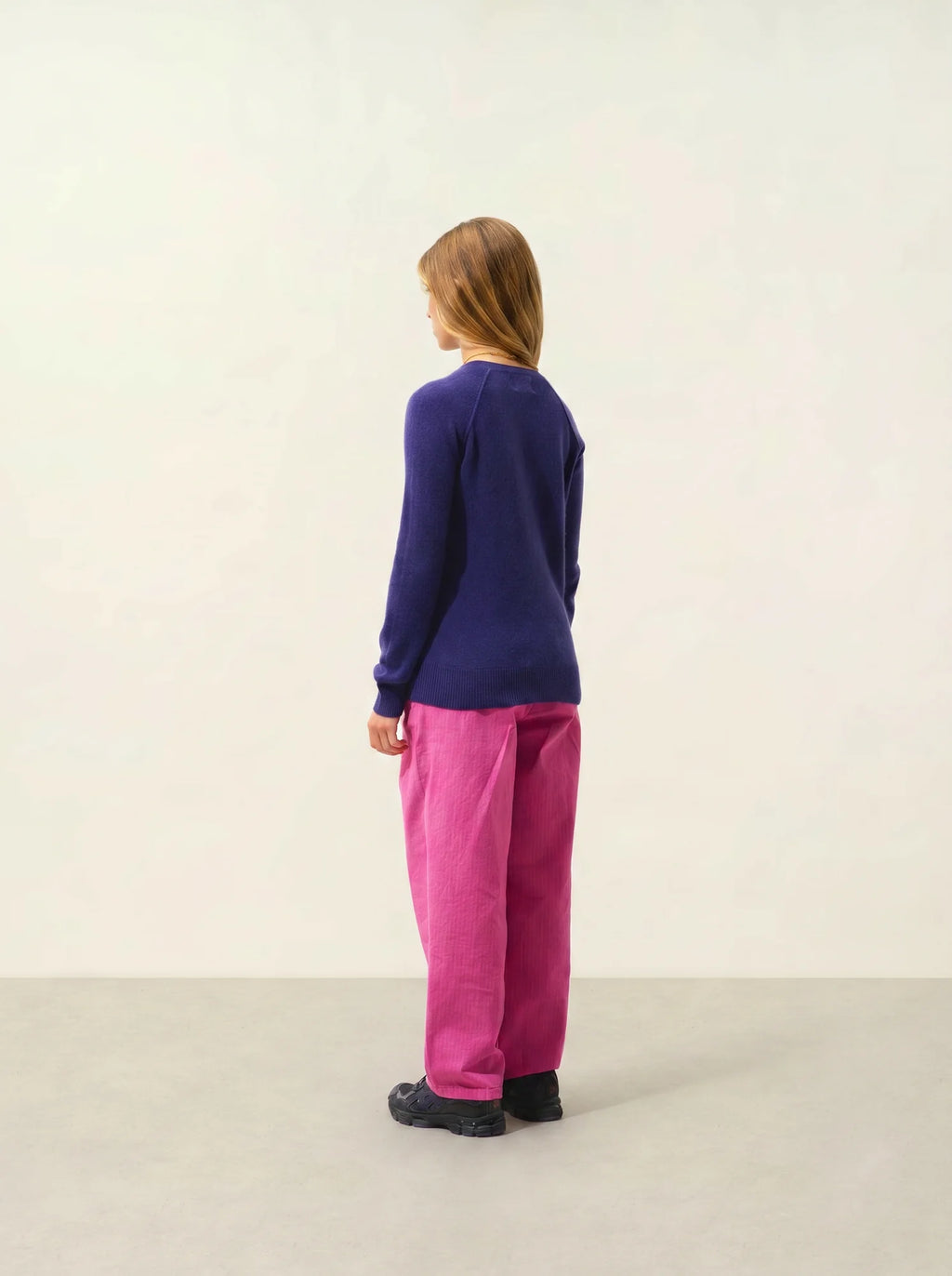 ETRET Pull Col Rond Violet