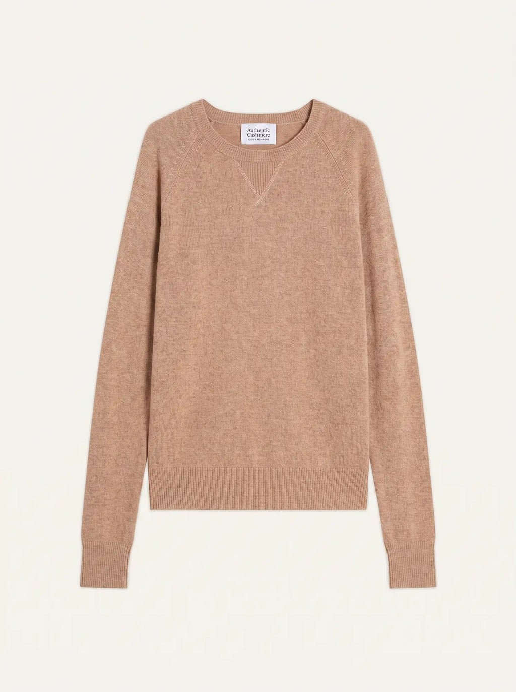 ETRET Sweater Crew Neck Heather Camel