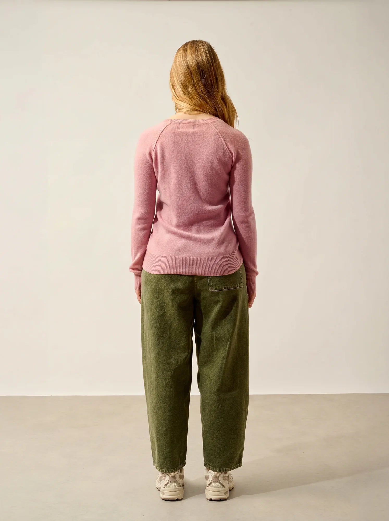 ETRET sweater crew neck rosewood