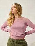 ETRET sweater crew neck rosewood