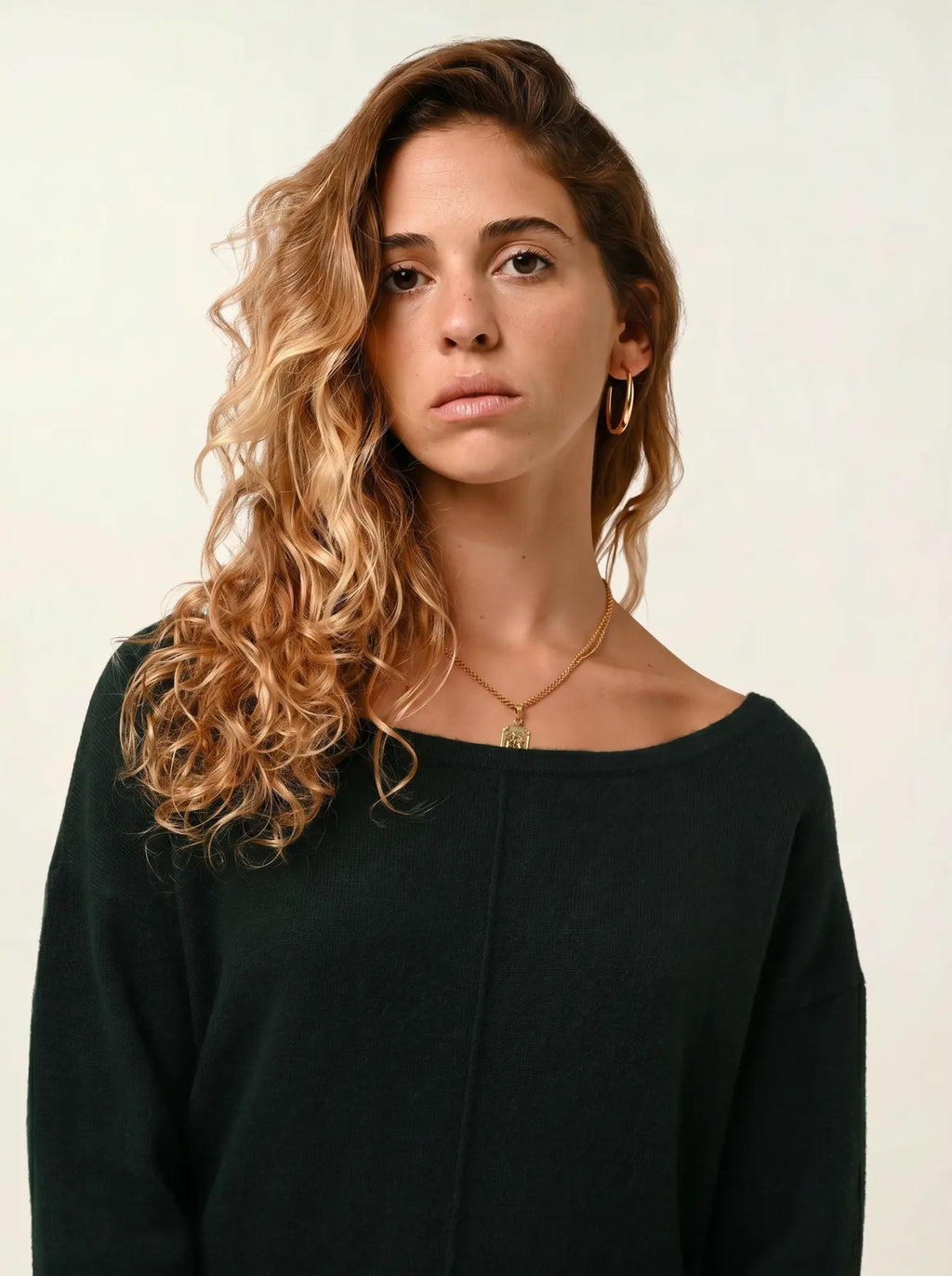 FARAUT sweater boat neck cypress