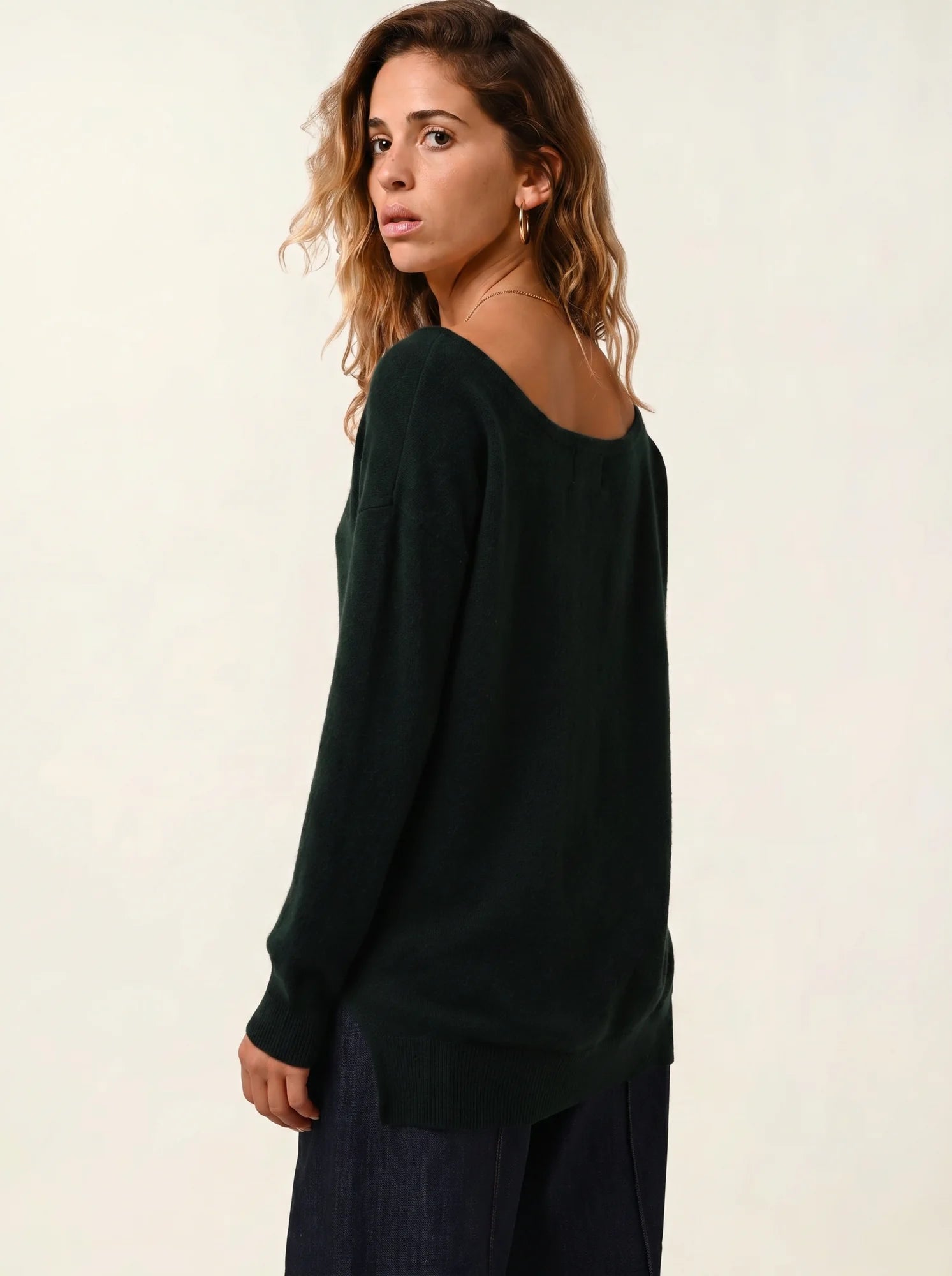 FARAUT sweater boat neck cypress