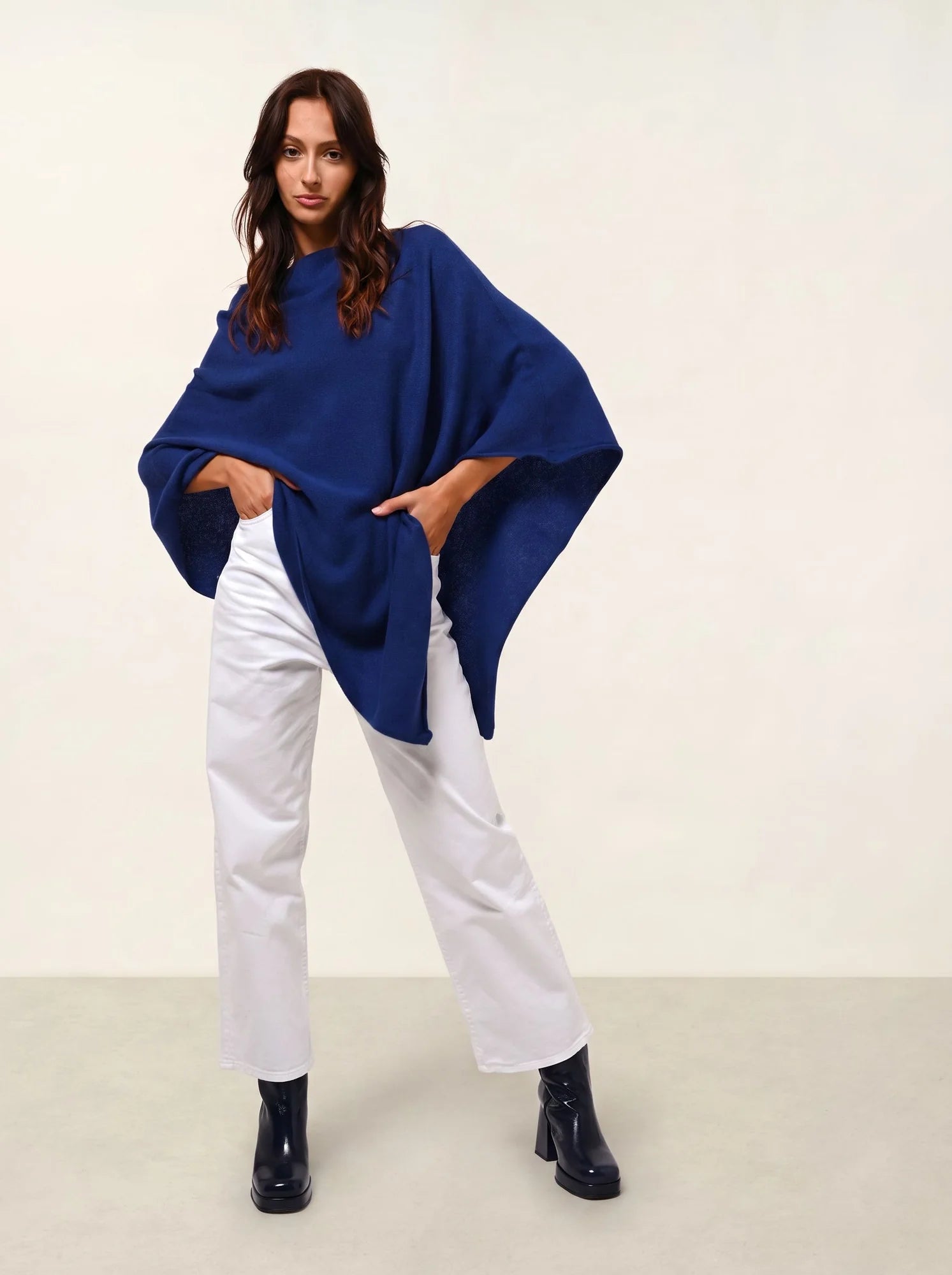 CARRA poncho outremer