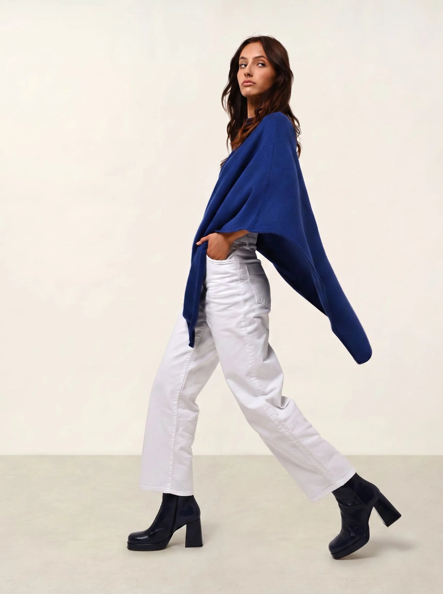 CARRA poncho outremer