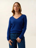 GALISE pull col V outremer
