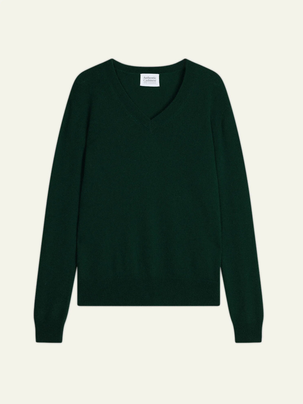 GARDORIA Pullover V-Ausschnitt Zypressengrün