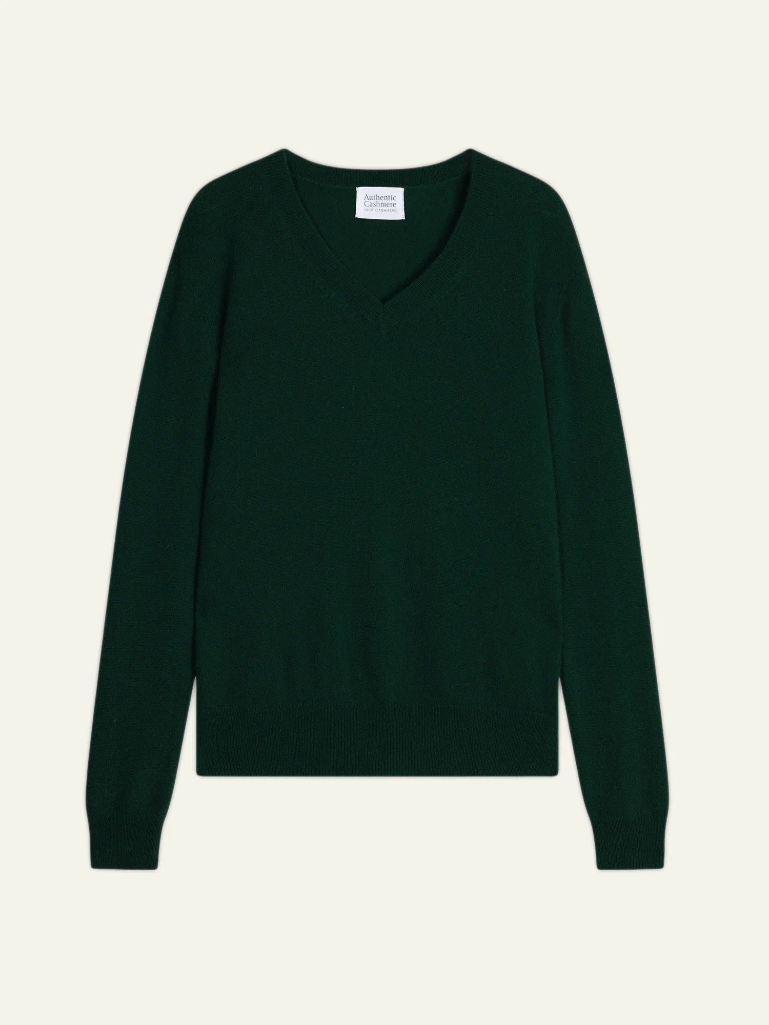 GARDORIA Pullover V-Ausschnitt Zypressengrün