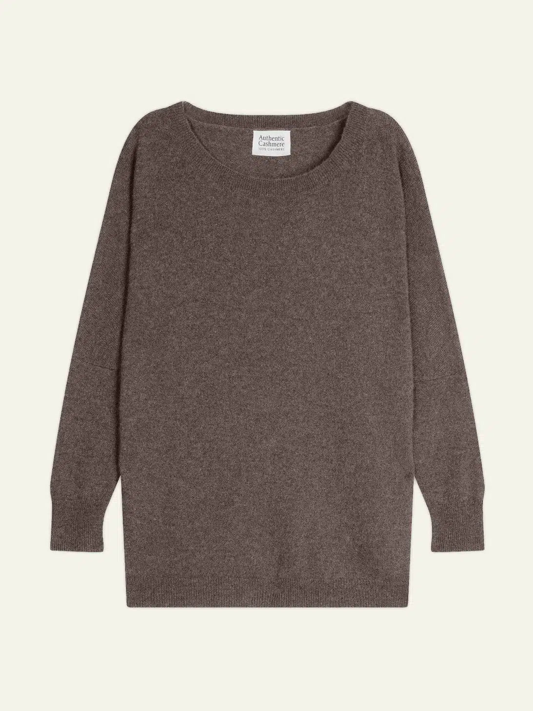 GOLÉON pull chauve souris taupe chiné