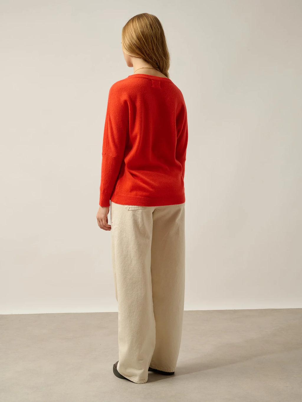GOLÉON sweater batwing orange