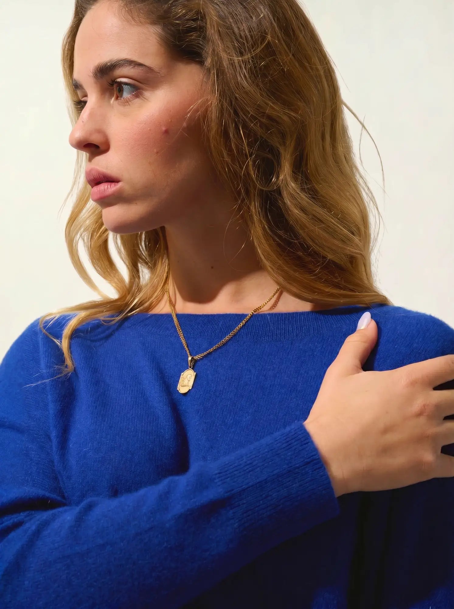 GOLÉON sweater batwing ultramarine