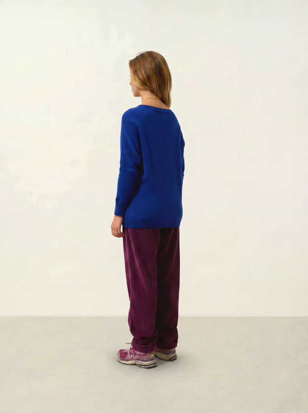 GOLÉON sweater batwing ultramarine