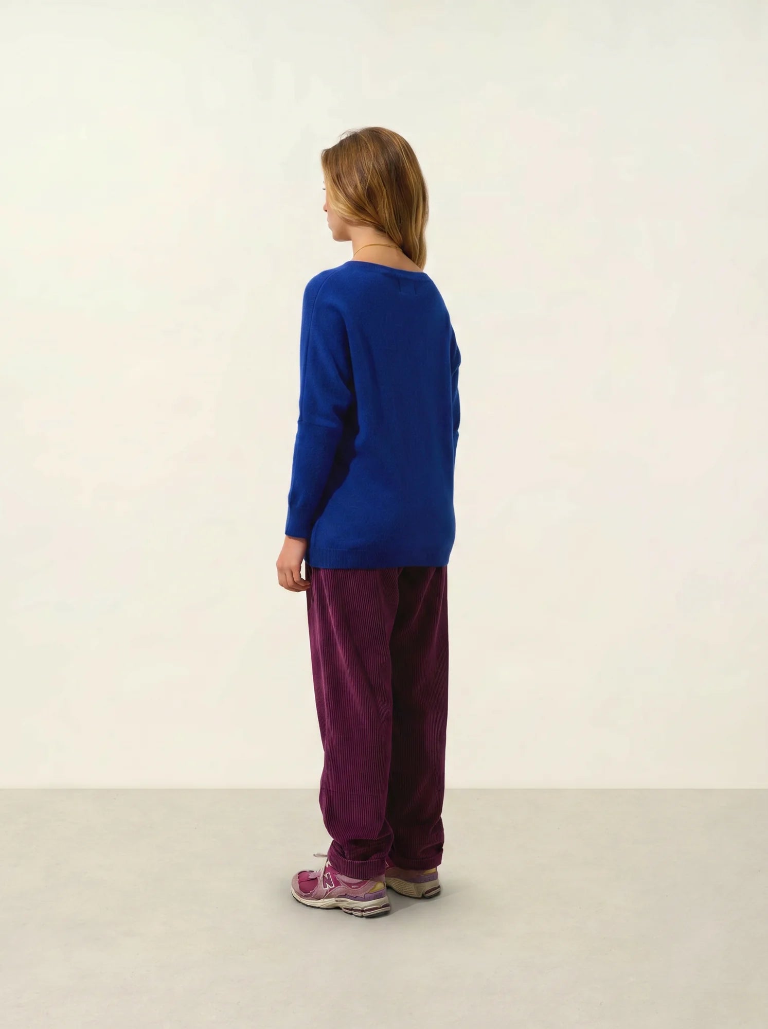 GOLÉON sweater batwing ultramarine