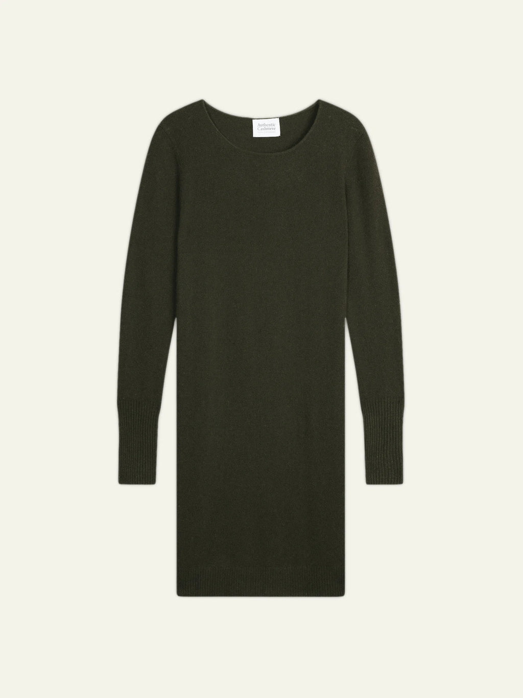 ARMET Robe Col Rond Kaki