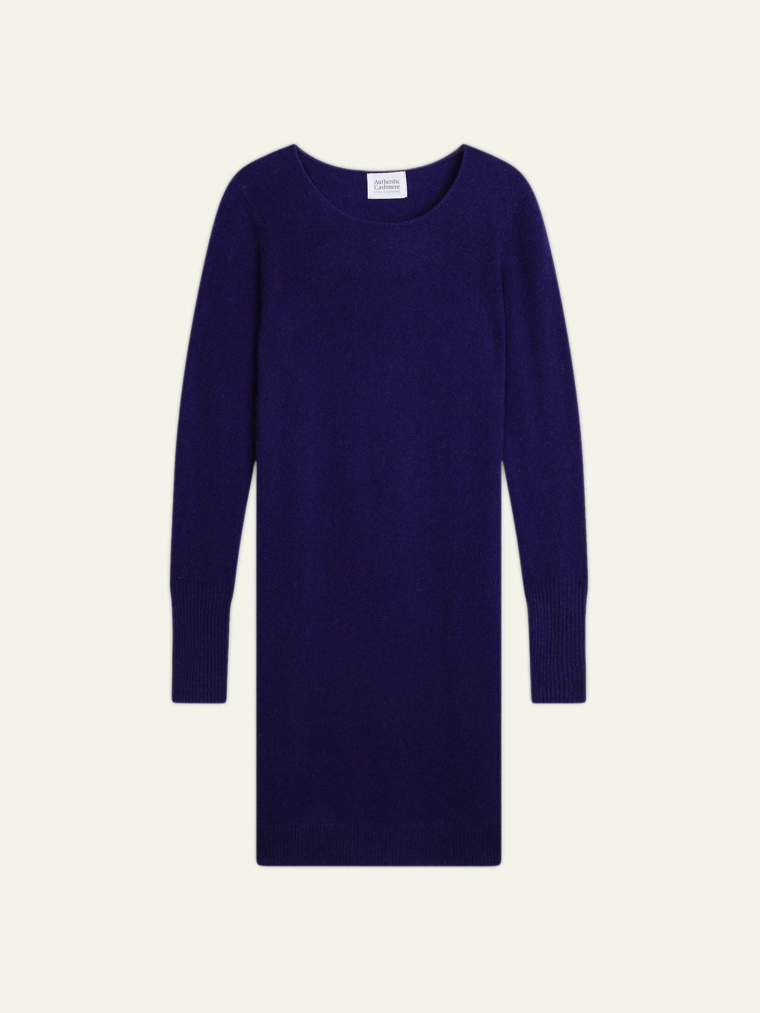 ARMET kleid rundhalsausschnitt violett