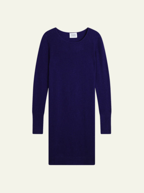 ARMET Robe Col Rond Violet