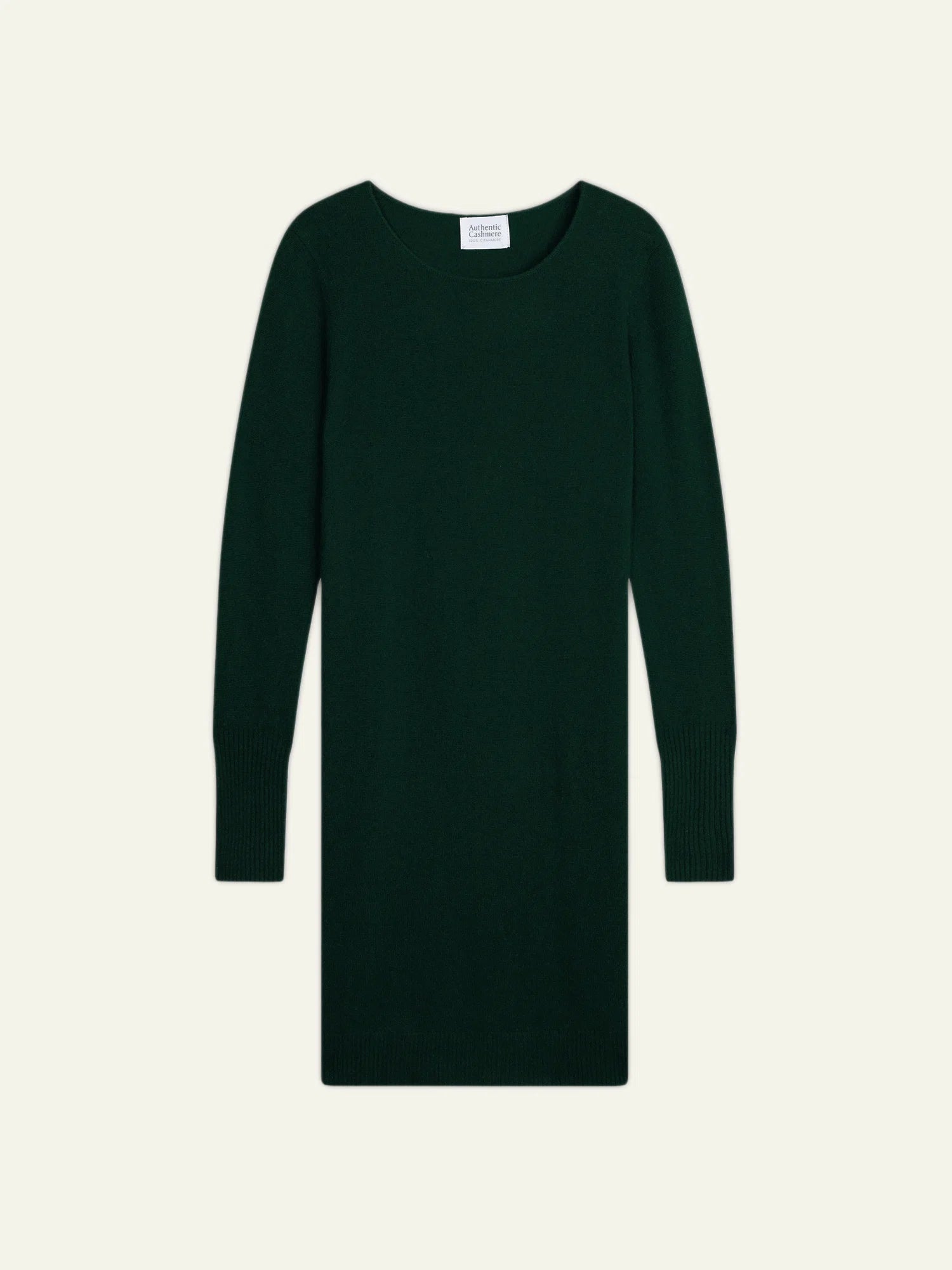 ARMET kleid rundhalsausschnitt zypresse