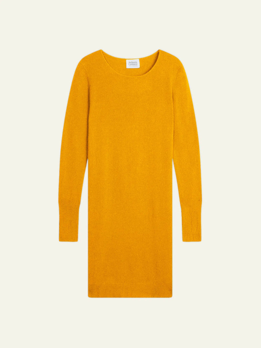ARMET robe col rond curcuma