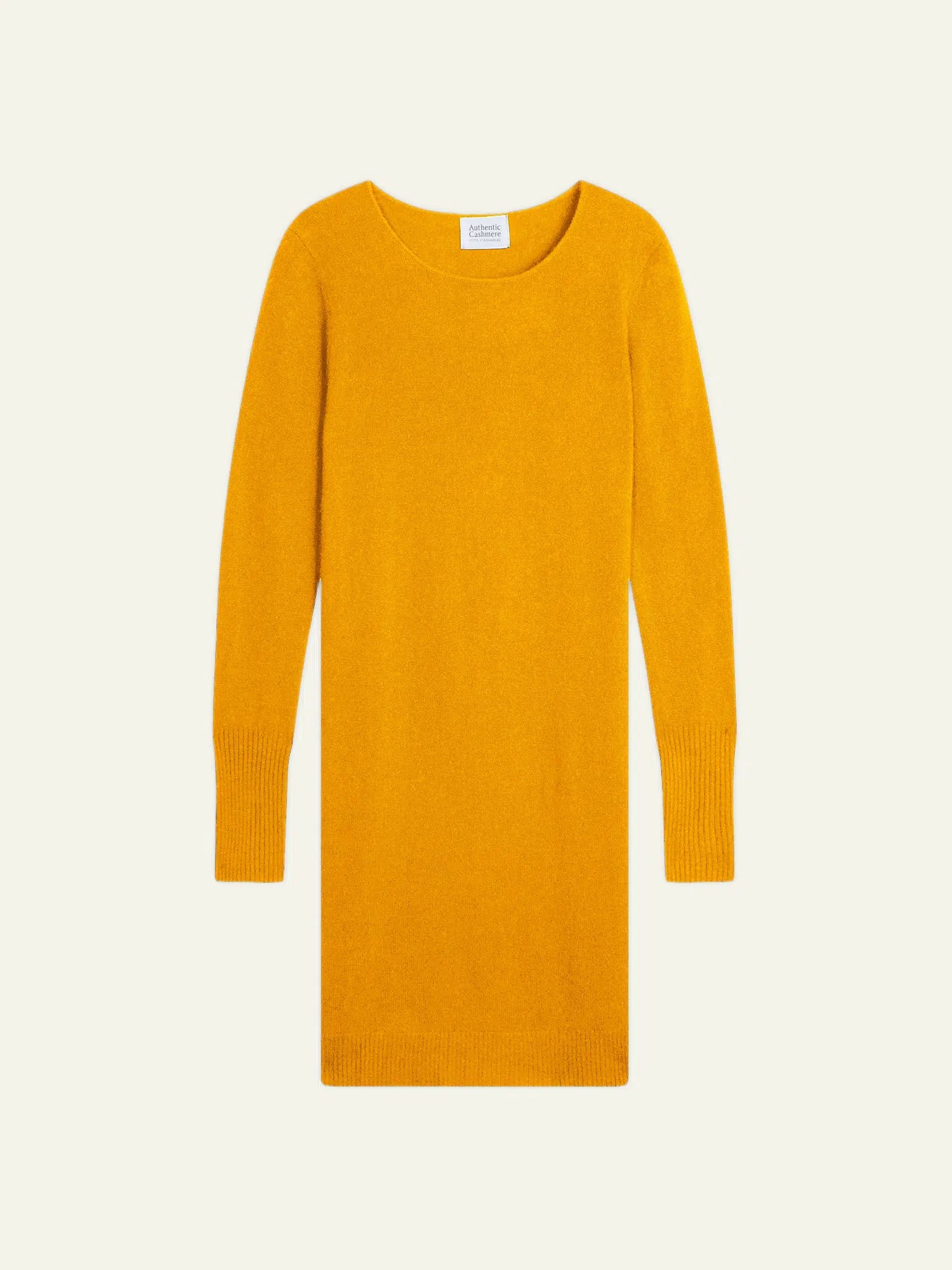 ARMET robe col rond curcuma