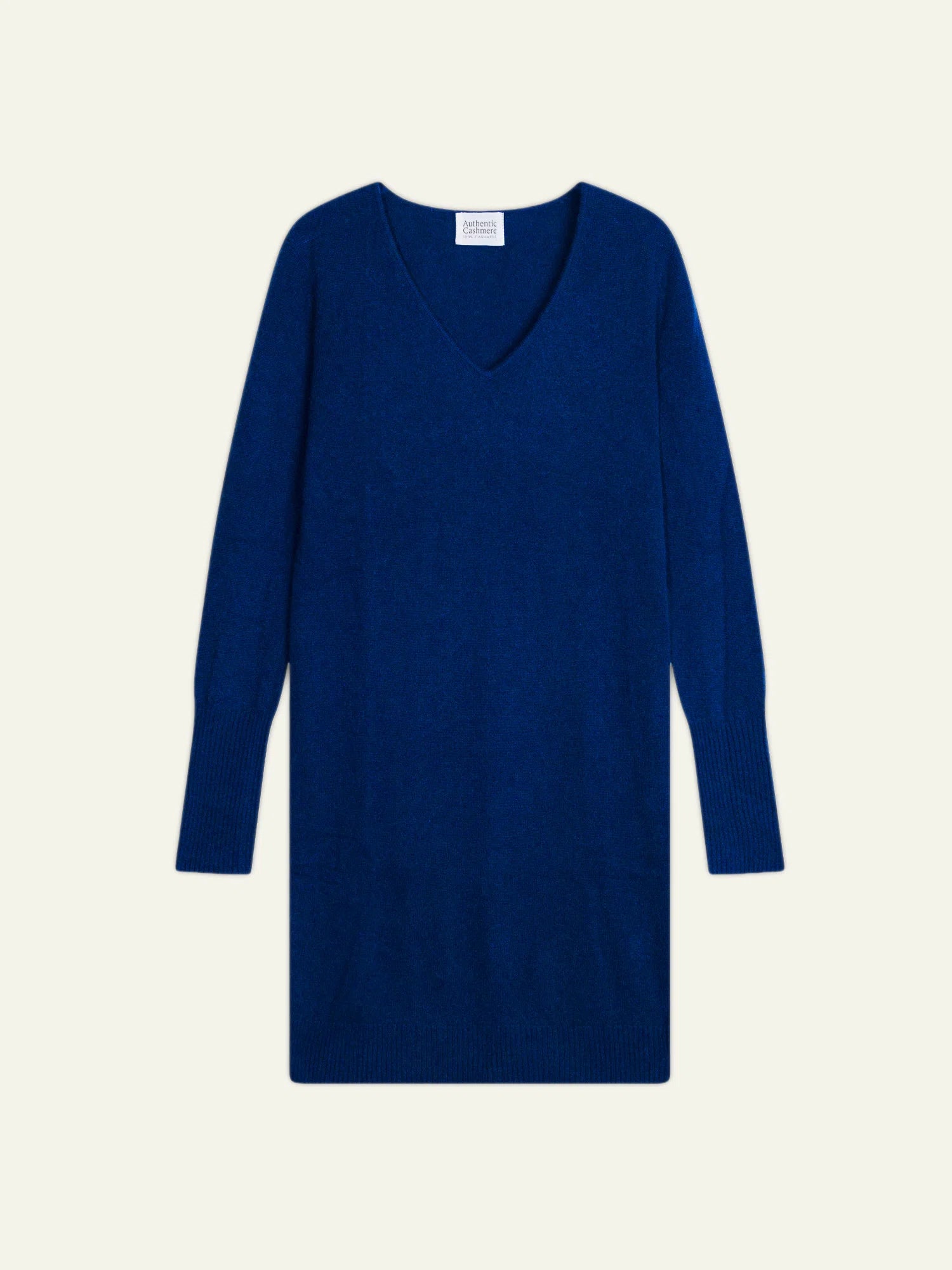 CAPELET robe col V outremer