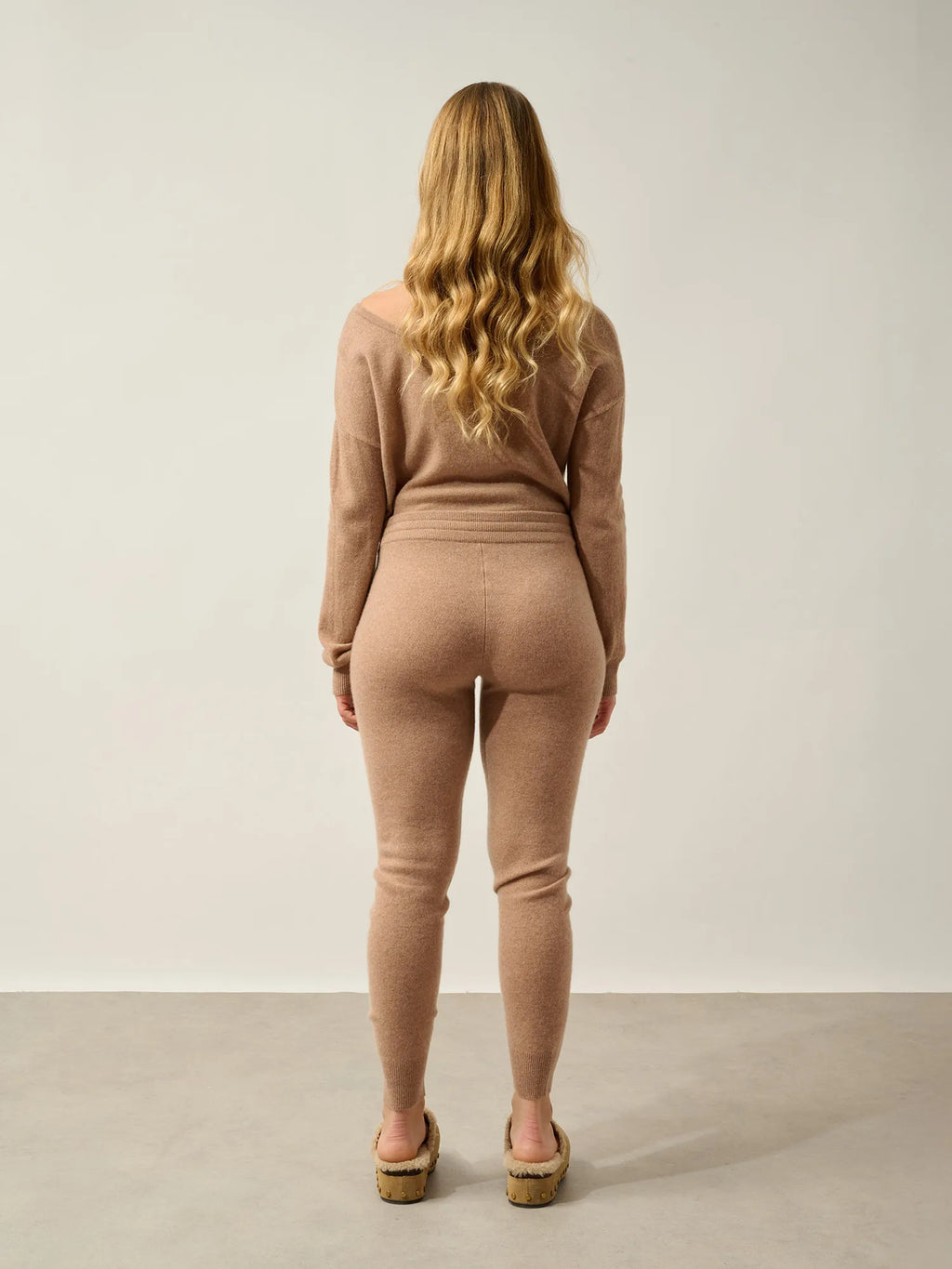 FERRAND Jogginghose Camel meliert
