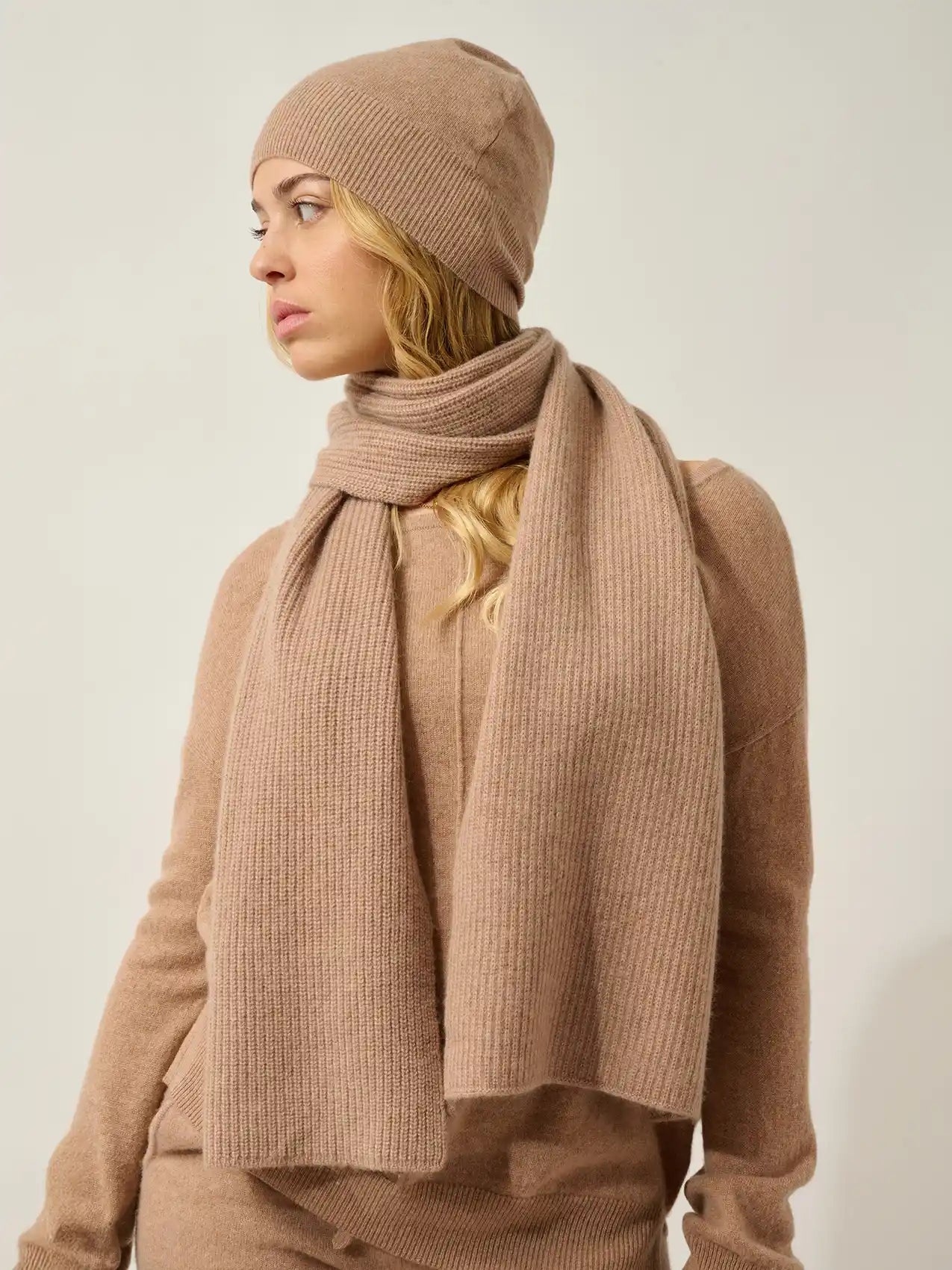 MANTI bonnet camel chiné