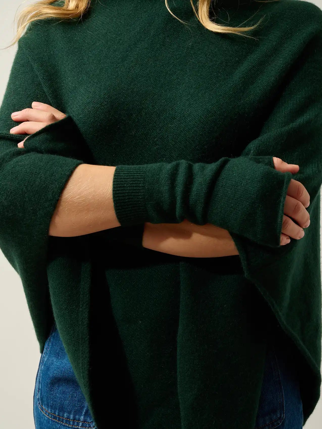 SERRE fingerless gloves cypress