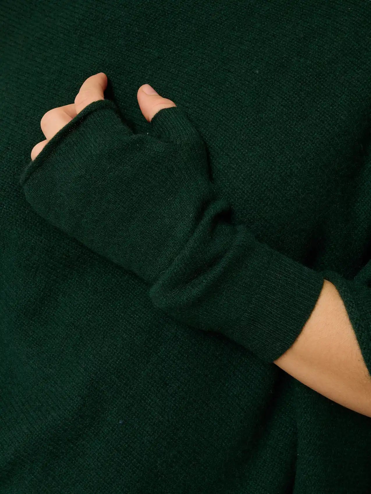 SERRE fingerless gloves cypress