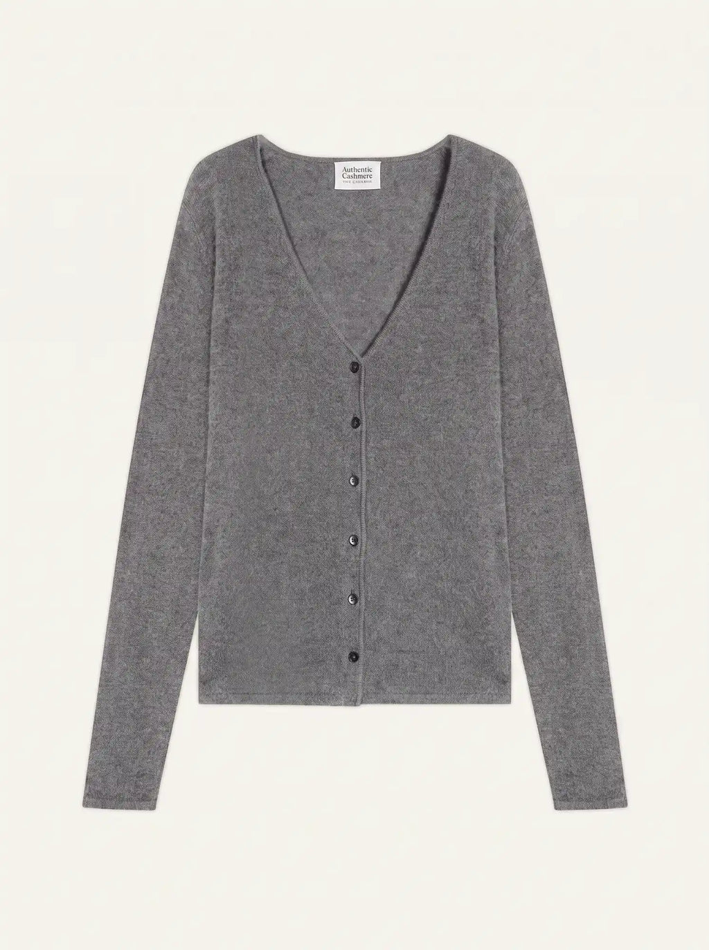 CHALAIS cardigan col V flanelle chiné