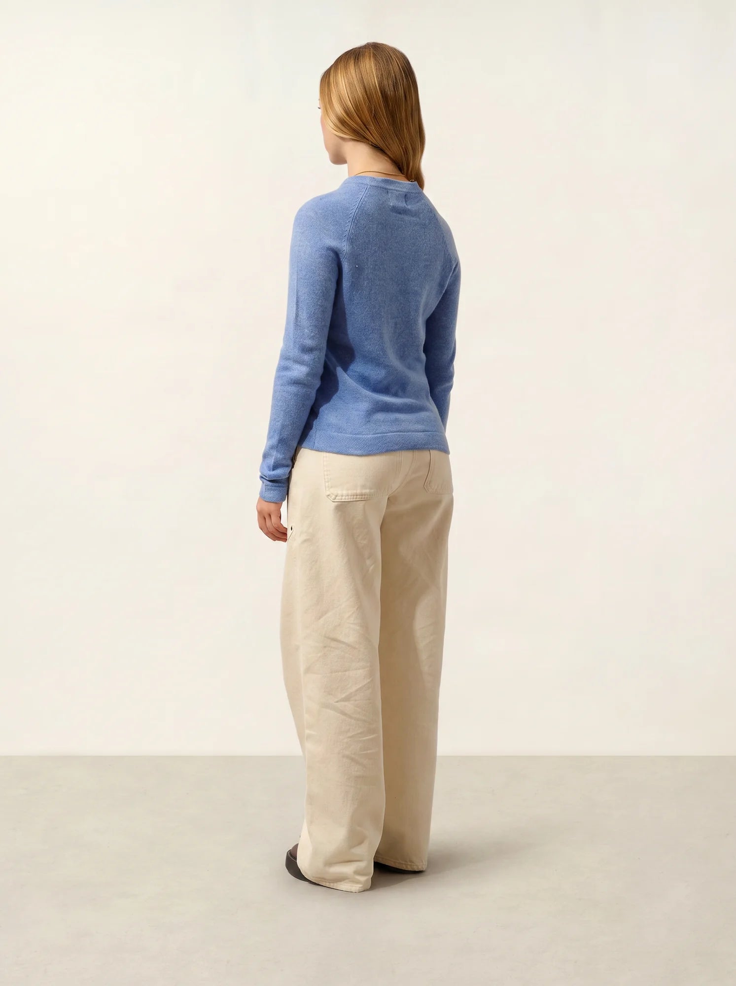 ECRIN Sweater Crew Neck Sky