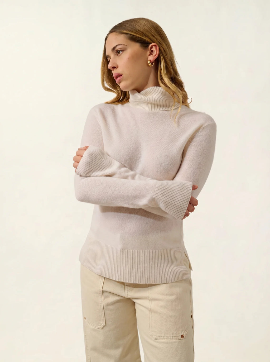 FORNET pull col roulé neige
