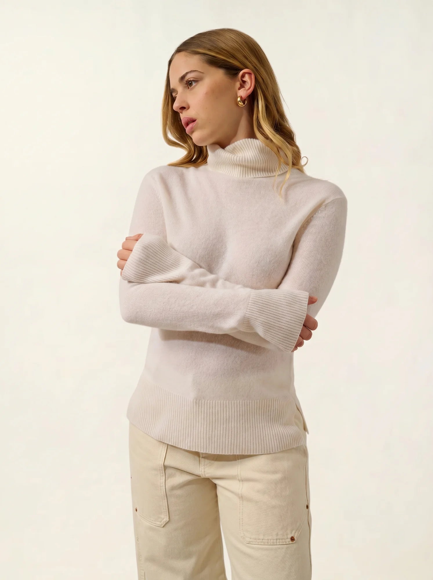 FORNET pull col roulé neige