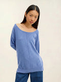 FARAUT sweater boat neck sky