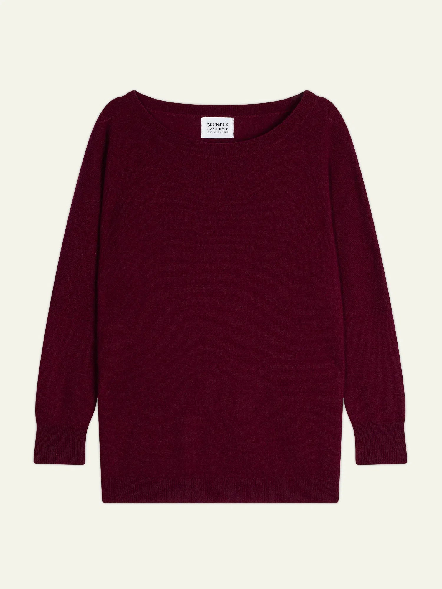 GOLÉON pull chauve souris bordeaux