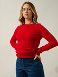 ETRET Sweater Crew Neck Red