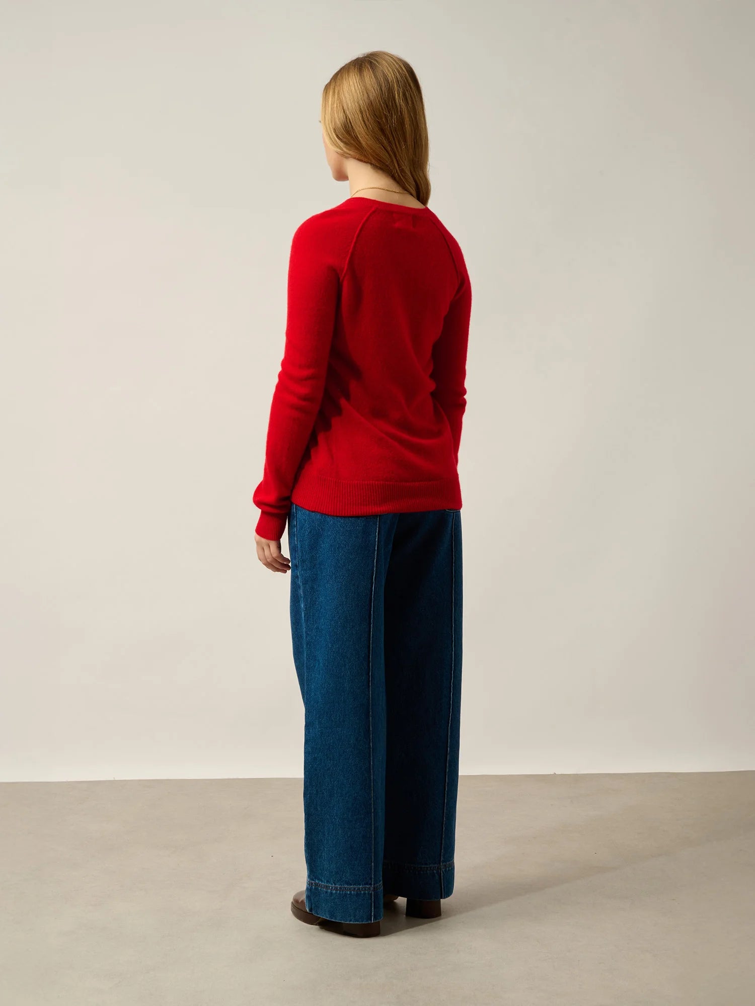 ETRET Sweater Crew Neck Red