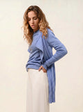 CHÉSERY jacke lang himmelblau