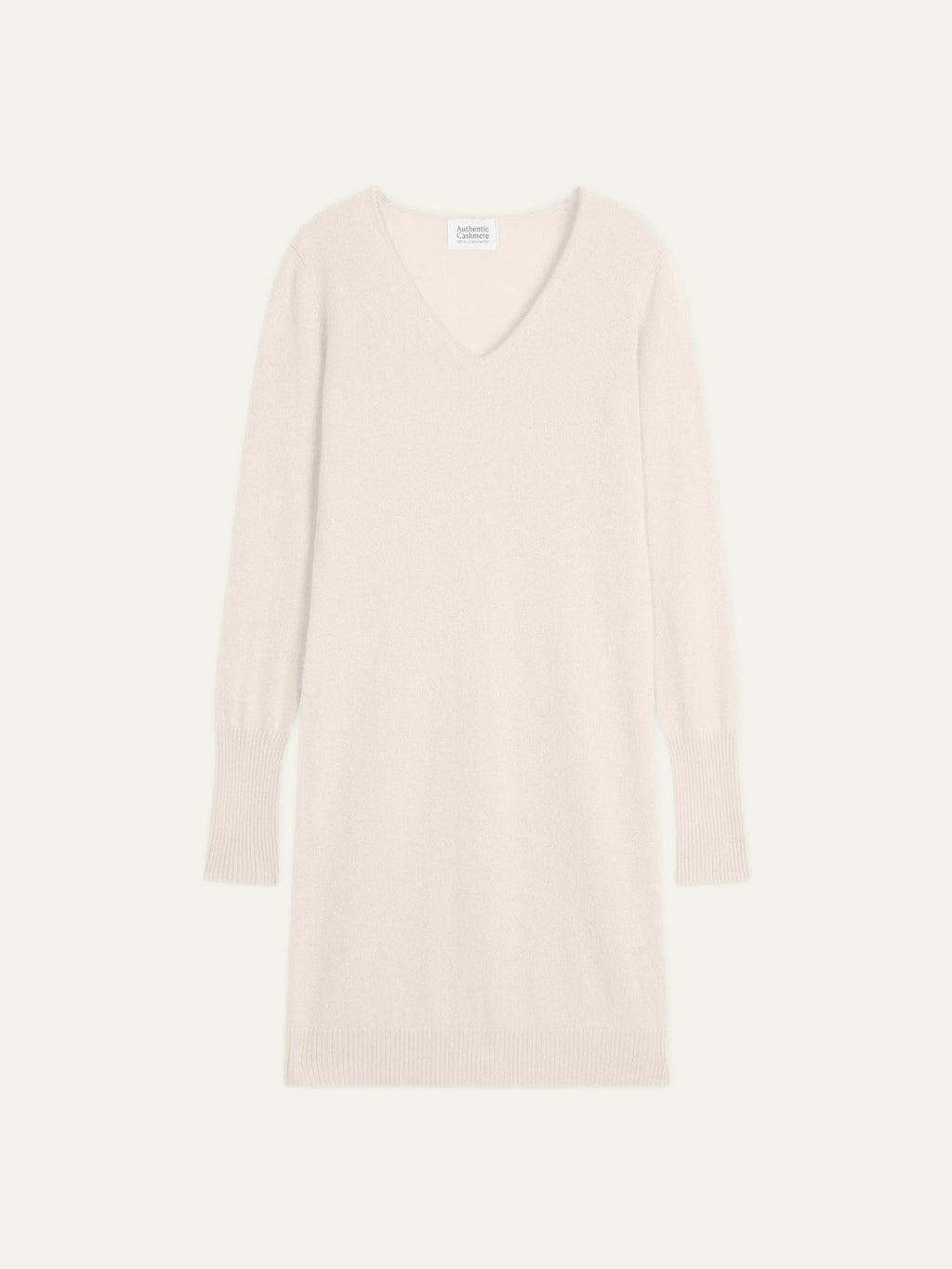 CAPELET robe col V ivoire