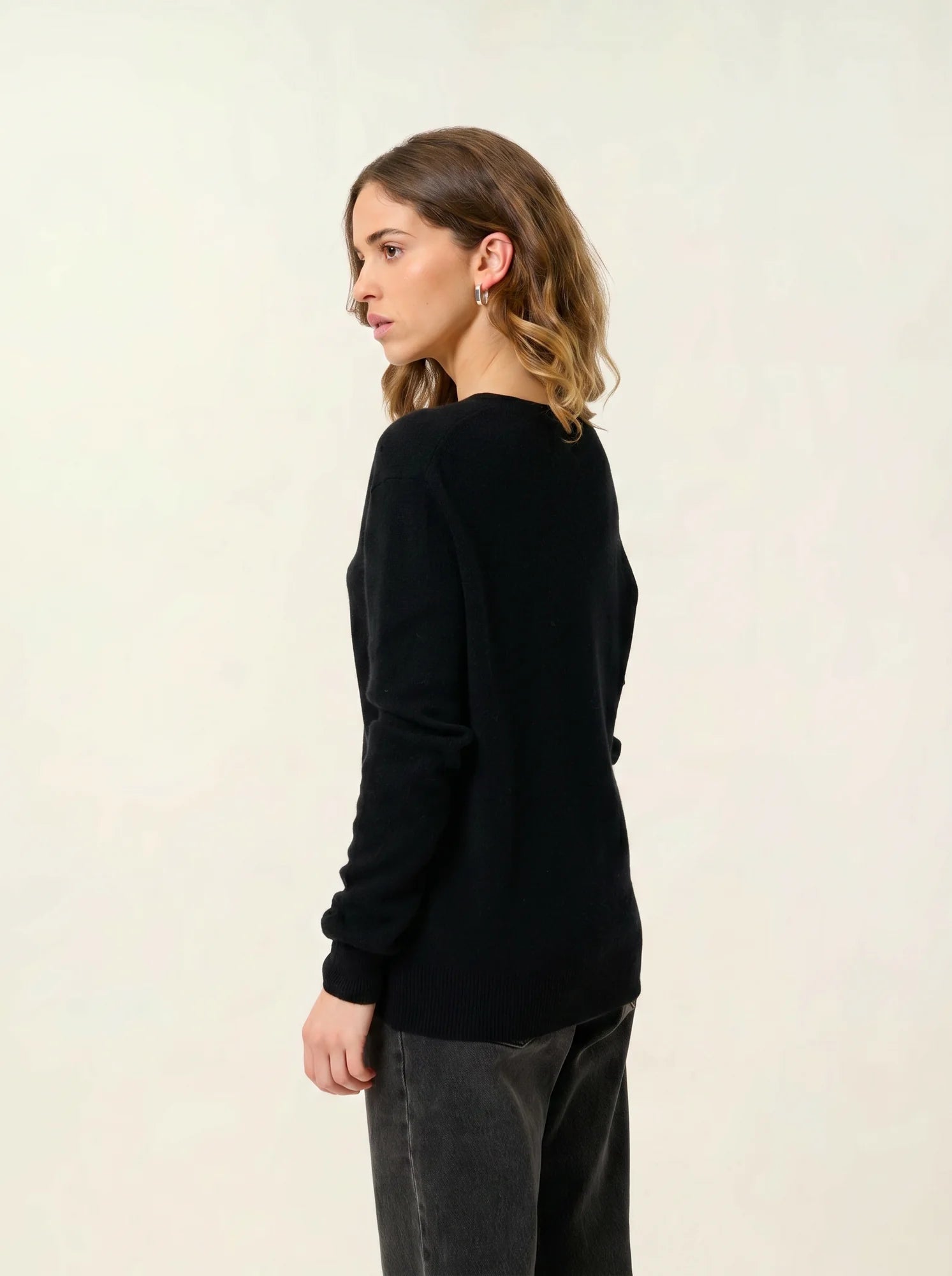 GARDORIA pull col V noir