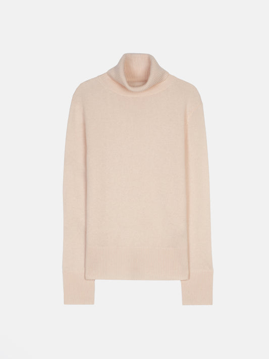 FORNET powder turtleneck sweater 100% cashmere