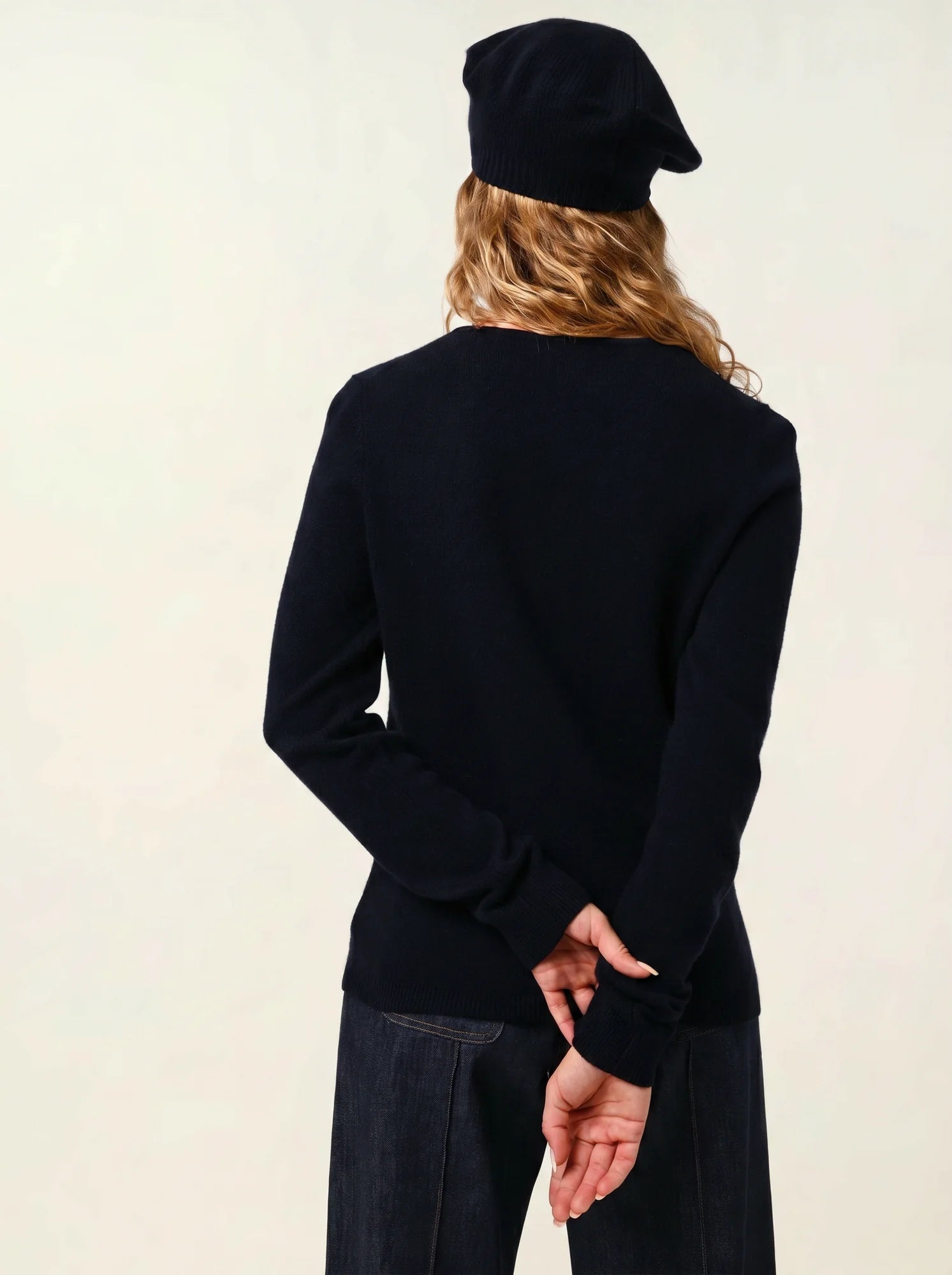 LIWI béret 4 fils bleu marine