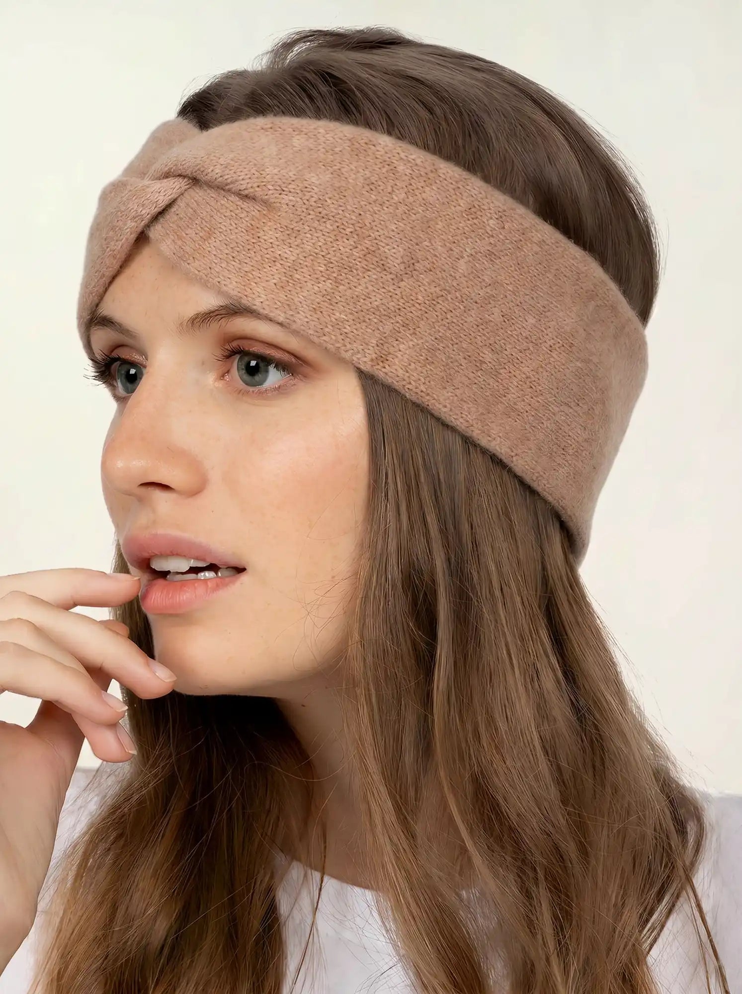 PAT bandeau 4 fils camel chiné
