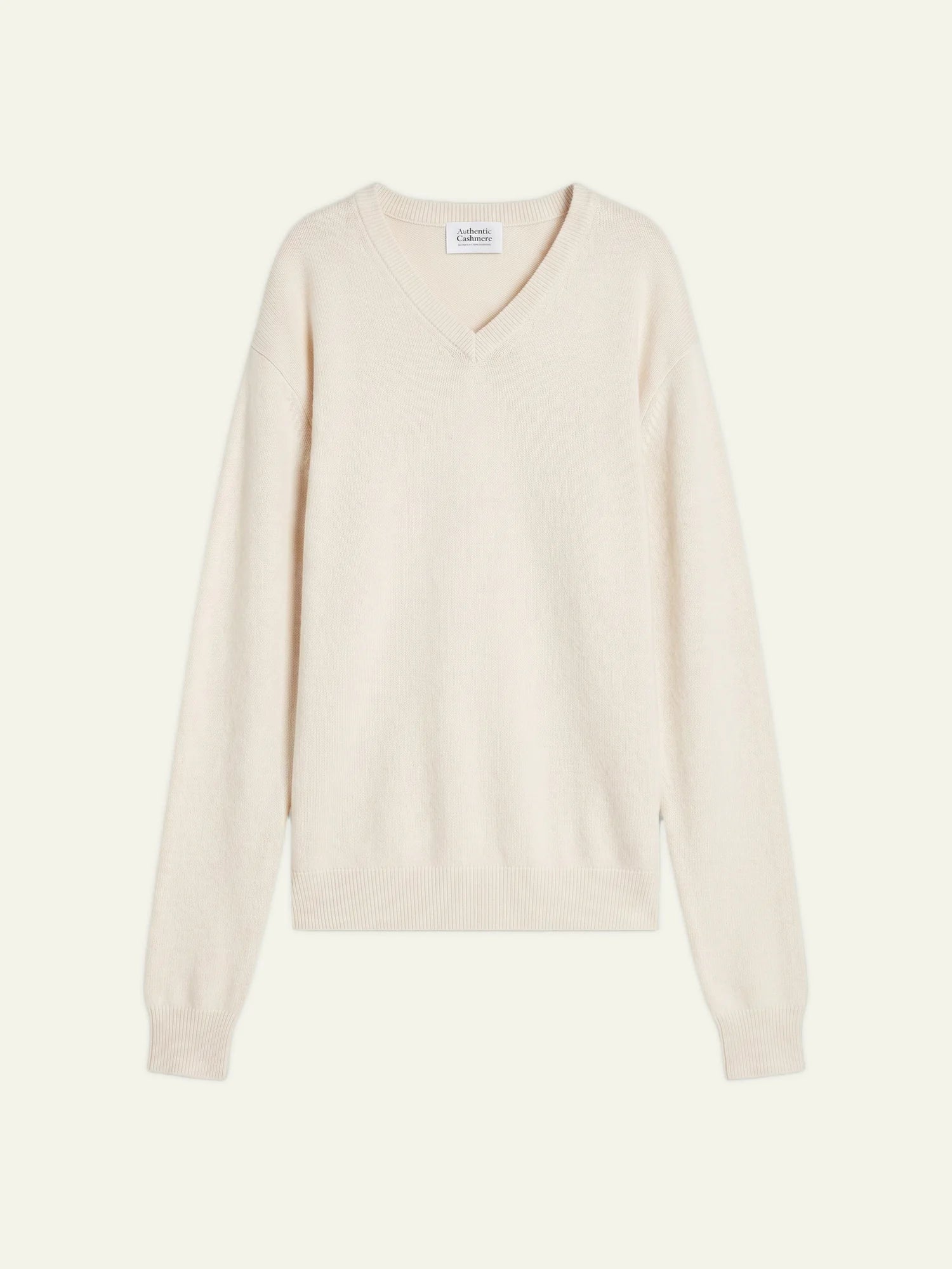 TIMEO pullover v-ausschnitt elfenbein